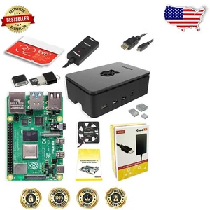 Ultimate Raspberry Pi 4 8GB Starter Kit with Fan and Power Supply Accessories - Picture 1 of 2