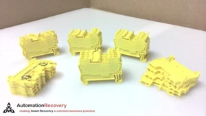 SIEMENS 8WH2000-0AE06 -, YELLOW FEED-THROUGH TERMINAL BLOCK, SEE DESC #292951 - Picture 1 of 3