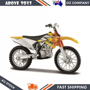 1:18 Scale SUZUKI RM Z250 Model Motocross Dirt Bike Toy For Baby Kids 3y+ - Picture 1 of 4