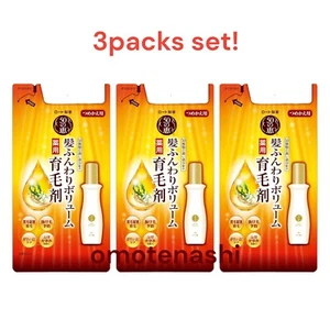 ROHTO 50 NO MEGUMI HAIR FUNWARI VOLUME HAIR GROWTH FORMULA REFILL 150ml X 3 SET - Picture 1 of 4