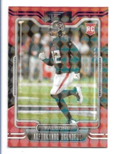 Adetokunbo Ogundeji 2021 Panini Playbook Blue Mosaic Rookie #185 Falcons RC - Picture 1 of 2