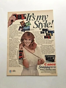 Vintage Oct. 1982 Life Magazine Ad Canon Snappy 50/20 35 mm Camera Photography - Picture 1 of 1