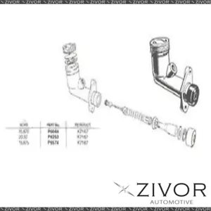 Clutch Master Cylinder For FORD FAIRLANE ZC 302 WINDSOR V8 CARB 1969 - 1970 - Picture 1 of 1