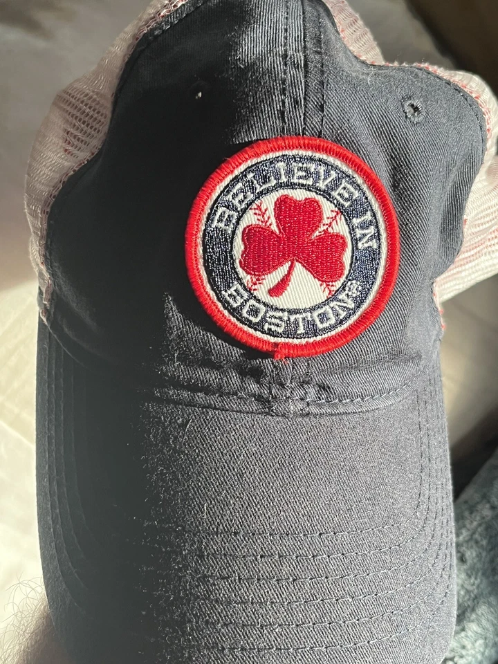 New England Believe in Boston City Pride Truckers Hat Cap Sticker Decal Lot  - Image 1 of 4