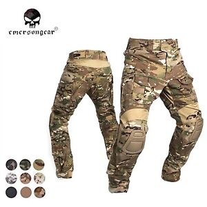Emerson Gen3 Combat Pants Airsoft Military Tactical bdu Trousers with Knee Pad
