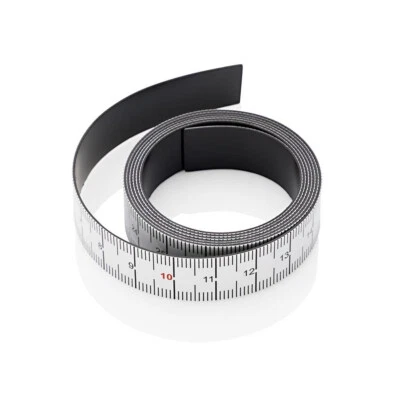 Magnetic Ruler Whiteboard Measuring Tape 100cm Long Metric Meter Flexible Ruler  - Image 1 of 4