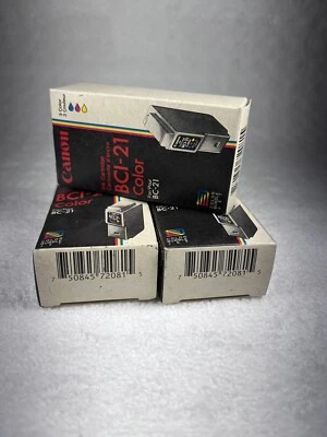 Cartucho de tinta de impresora original CANON lote de 3 colores - nuevo sellado en caja Foto 1 de 3