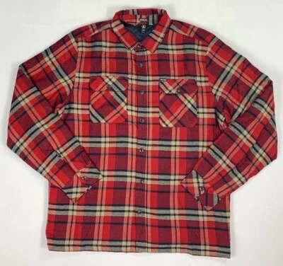 Men's Volcom Classic Fit Quilted Button-Up Jacket NEW Small - Image 1 of 2