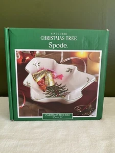 Spode Christmas Tree Dish, 8 Inches, Porcelain, 20cm, Candy Dish - Picture 1 of 11