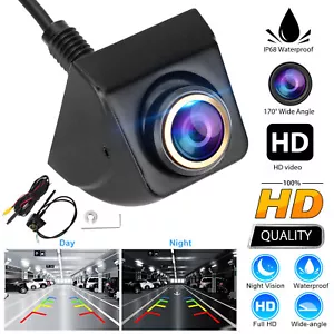 170° AHD Car Rear View Backup Reverse Camera Night Vision Waterproof Cam Black - Picture 1 of 7