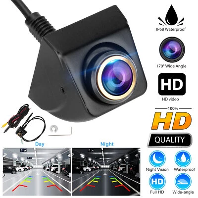 WOWPARTS 170° AHD Car Rear View Backup Reverse Camera Night Vision Waterproof Cam Black