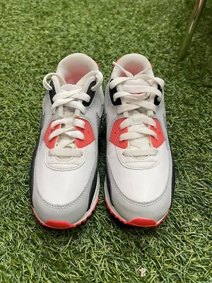 NUEVO NIKE AIR MAX 90 PS JUVENIL TALLA 2.5 [ROJO/BACK/BLANCO] NK57 Foto 1 de 2