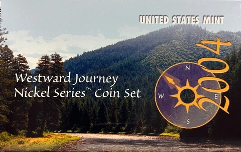 2004 US Mint Westward Journey Nickel Coin Set Cover