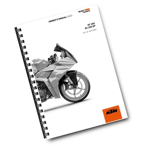 KTM 2023 - RC 200 GP - OWNERS MANUAL USER GUIDE - Picture 1 of 5