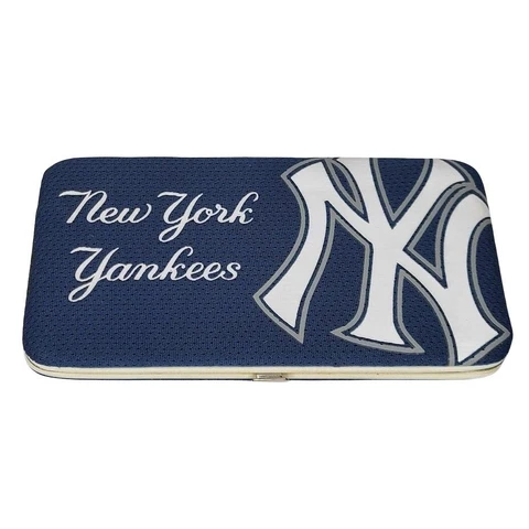 New York Yankees Women's Shell Mesh Wallet MLB Authentic by Little Earth NY Cover