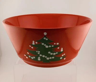 Waechtersbach Árbol de Navidad Servir Cuenco 8.75" Ángulo Redondo Mezcla Vacaciones Rojo Foto 1 de 4