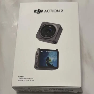 【Sealed】DJI Action 2 Dual Screen Combo 32GB Action Camera 4K Dual OLED - Image 1 of 4