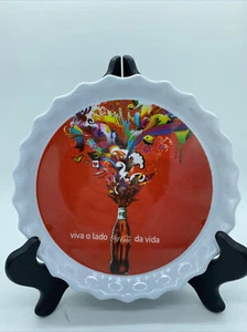 Plato vintage Viva o Lado Coca Cola 7 pulgadas - Melamina - Coca Cola de Brazi - Imagen 1 de 3