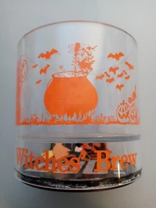 Vintage Halloween Klar Acryl Cocktail Glas Hexengebräu! Tasse - Bild 1 von 6