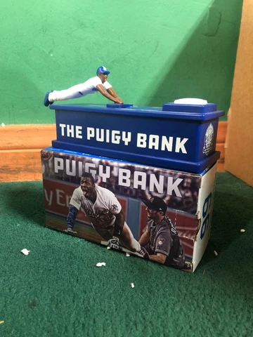 Yasiel Puig Puigy Bank 2018 Dodgers Stadium Promo SGA not bobblehead Cover