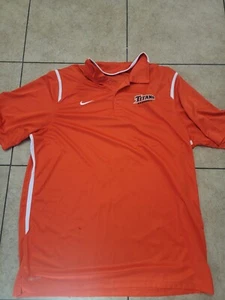 Cal State Fullerton Titans Baseball Orange Nike Dri-fit Polo - Picture 1 of 4