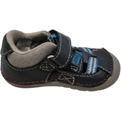 Stride Rite SRT SM Antonio Fisherman Sandals Boy 3.5 M Navy - Image 1 of 3