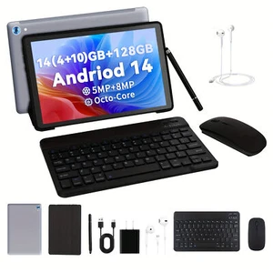 Procesador Octa-Core, 1280*800 IPS HD 16GB RAM 128GB ROM 8en-1 Kit Tablet - Imagen 1 de 7