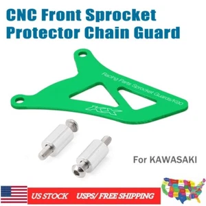 Fit For KAWASAKI KX250F 2006-2016 CNC Front Sprocket Protector Chain Guard Cover - Picture 1 of 11
