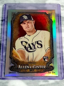 Curtis Mead (RC) 2024 Topps Allen e Ginter Rookie rifrattore cromato #14 raggi TB - Foto 1 di 2