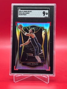 Luka Doncic 2020-21 Panini Select  Premier Level Silver Prizm #150 SGC 9 - Picture 1 of 2