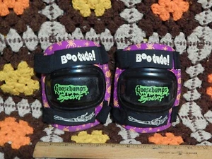 1990er Extremsport Gänsehaut Merch "Boo Dude!" Sicherheit Knie-/Ellenbogenschoner - Bild 1 von 8