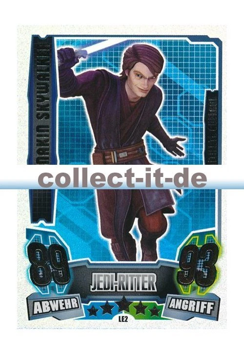 Force Attax Serie 4 - LE2 - ANAKIN SKYWALKER - Limitierte Auflage - Bild 1 von 1