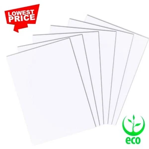 A2 A3 A4 A5 White Card Sheets Stock Thin Card Blank Paper Plain Smooth White Gsm - Picture 1 of 24