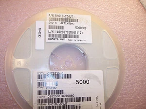 Menge (5000) 200K Ohm 1/10W 5% 0805 CHIP WIDERSTÄNDE RMC10-204JT KAMAYA OHM - Bild 1 von 1