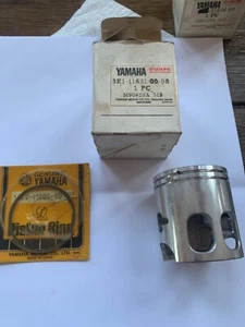 Nos Yamaha piston / rings 1980 1981 yz80 3r1-11631-00-98 motocross obsolete std - Bild 1 von 1