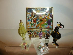 WALT DISNEY VINTAGE LOT of 8x DISNEY ITEMS MICKEY MOUSE BELLE MAGICA - GOOD - Imagen 1 de 8