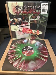Exhumed Gore Metal LP Tri Color Merge With Splatter Vinyl /100 Rare Sold Out