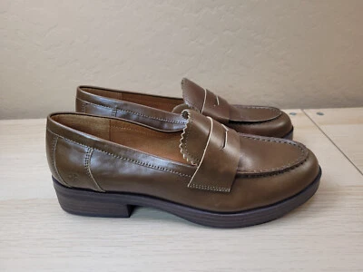 Мокасины Lucky Brand Floriss Penny плоские зеленые кожаные женские размер 9,5 M - Изображение 1 из 4