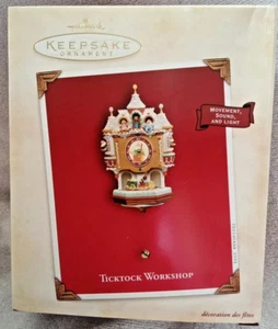 Hallmark 2004 Ticktock Workshop - Magic Sound/Motion Keepsake Ornament MIB - Bild 1 von 2
