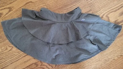 Champion Jóvenes Niñas 4 Falda Corta con Pantalones Cortos Gris Ropa Deportiva Volantes en Niveles Foto 1 de 3