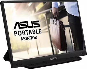 ASUS MB166C 15.6" Wide ZenScreen Portable Black Monitor 1920x1080 5ms USB-C NEW - Picture 1 of 7
