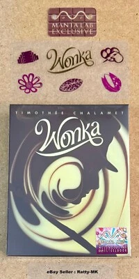 WONKA - MANTA LAB FULL SLIP 4K + BLU RAY STEELBOOK - NEW & SEALED (WNK-FS) - Image 1 of 4