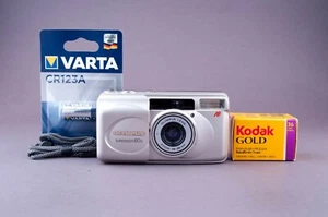Olympus Superzoom 80G Quartz Date 35mm Point & Shoot Film Camera - Picture 1 of 9
