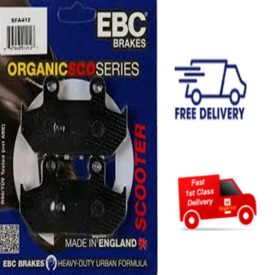 Fits SUZUKI 250/ 400 /650  2008 - 2024 BURGMAN EBC Organic REAR Disc Brake Pads - Image 1 of 1
