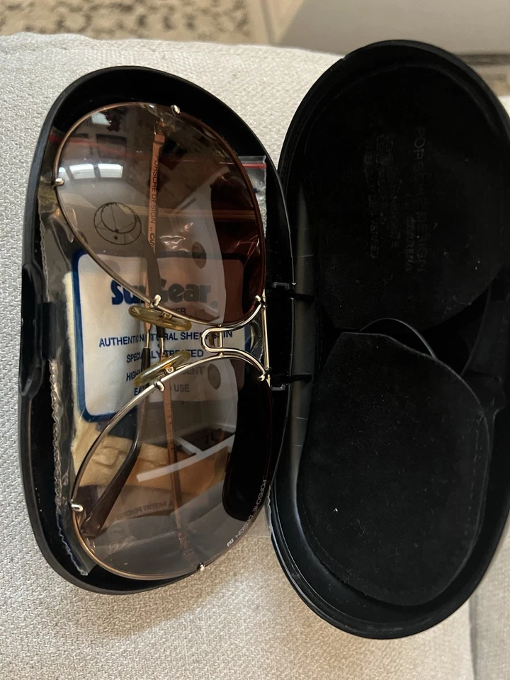 Auténticas gafas de sol de aviador Porsche Carrera de colección Foto 1 de 2