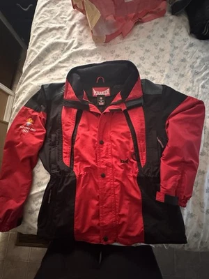 Marker LTD Vintage Winter Jacket Salt Lake City Olympics 2002 Size L Mens Red - Image 1 of 4