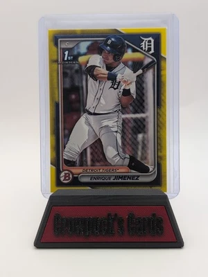 2024 Bowman - Prospects Enrique Jimenez #BP-31 Yellow Border /75 (RC) - Image 1 of 2