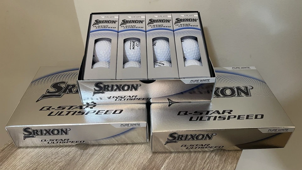 3 docenas de pelotas de golf blancas de ultra velocidad Srixon Q-Star 2025 nuevas - QStar Foto 1 de 1