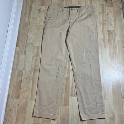 Chinos Vince para mujer tiro alto pierna recta color caqui tostado talla 10 Foto 1 de 4