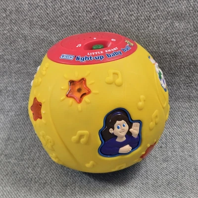 Juguete de bola de bebé vintage Vtech Little Smart iluminado aprendizaje probado y funciona Foto 1 de 4